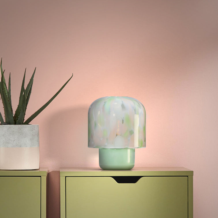 Glass table lamp NIU green | ambient | Glasscor Store