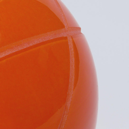 Glass Vase Small ARMILAR Orange - Glasscor Store