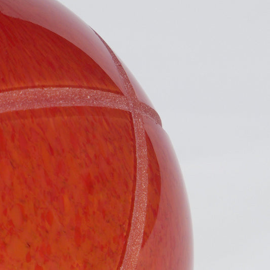 Glass Vase Small ARMILAR Red - Glasscor Store