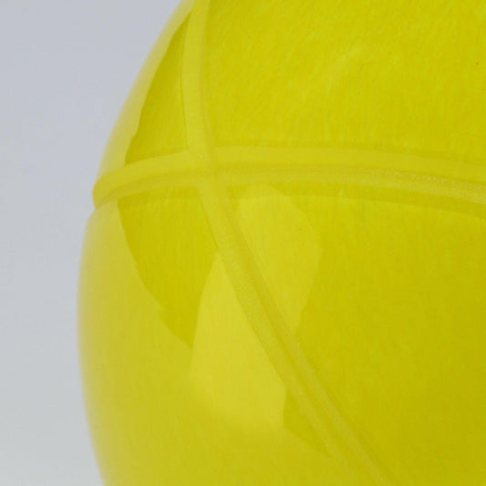 Glass Vase Small ARMILAR Yellow - Glasscor Store