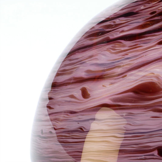 Glass Vase Small ESSENCE Amethyst - Glasscor Store