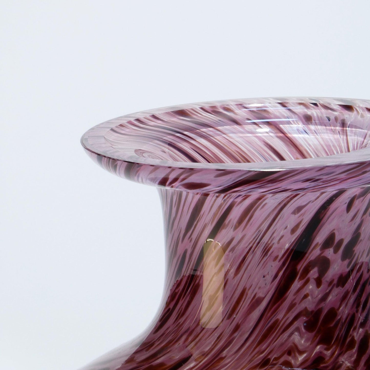 Glass Vase MD ESSENCE Amethyst - Glasscor Store