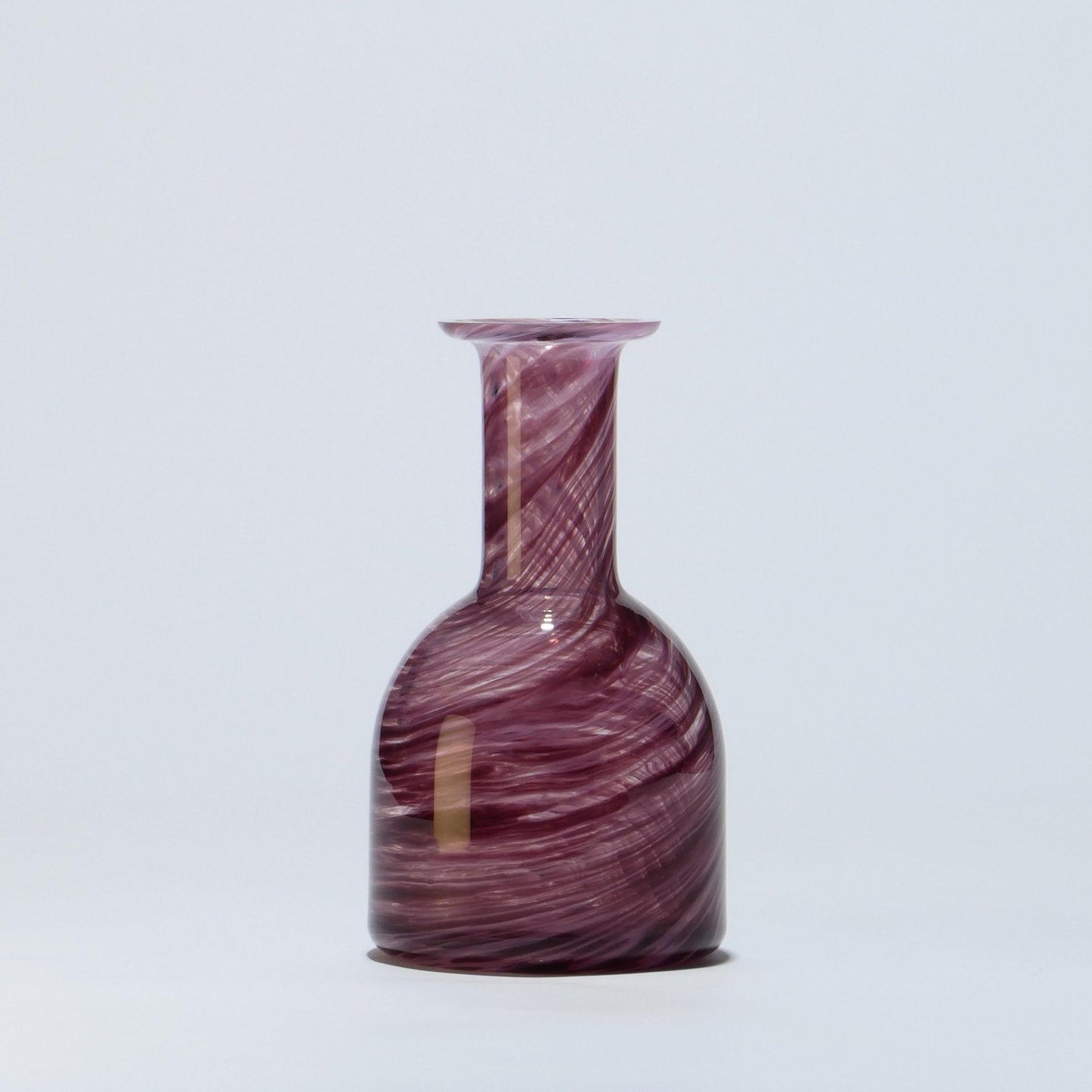 Glass Vase Small ESSENCE Amethyst - Glasscor Store