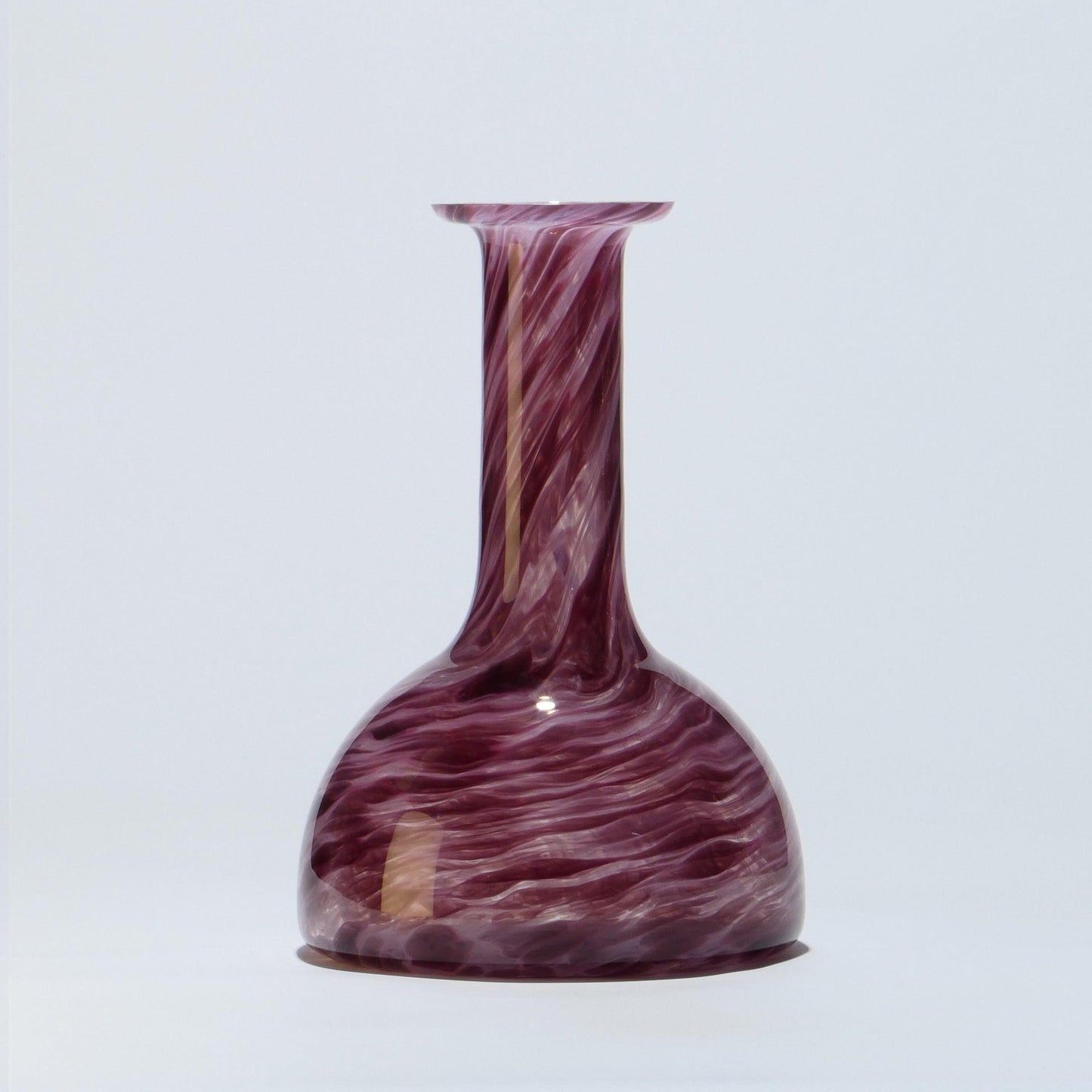 Glass Vase Tall ESSENCE Amethyst - Glasscor Store
