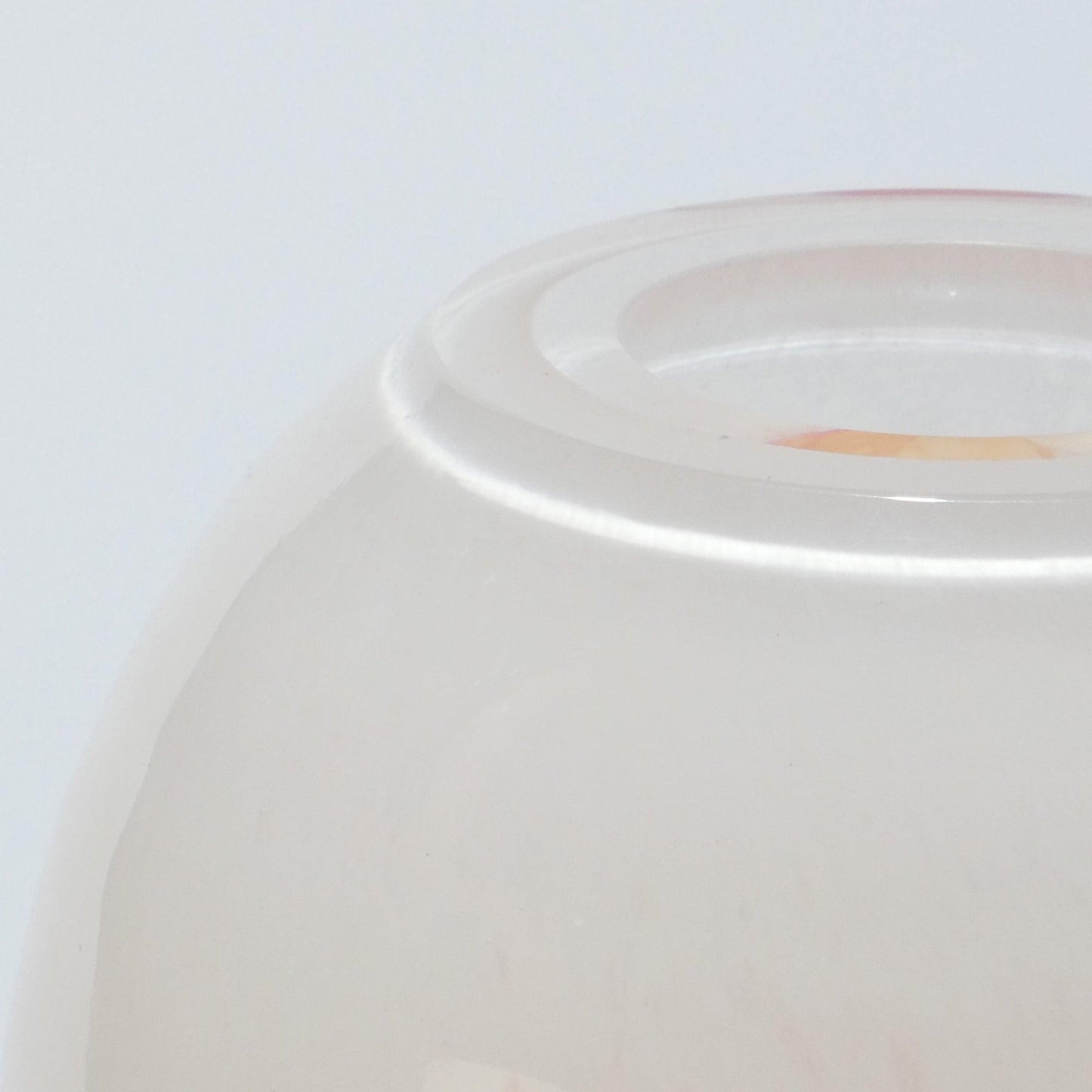 Glass Vase MD FLOW Orange - Glasscor Store