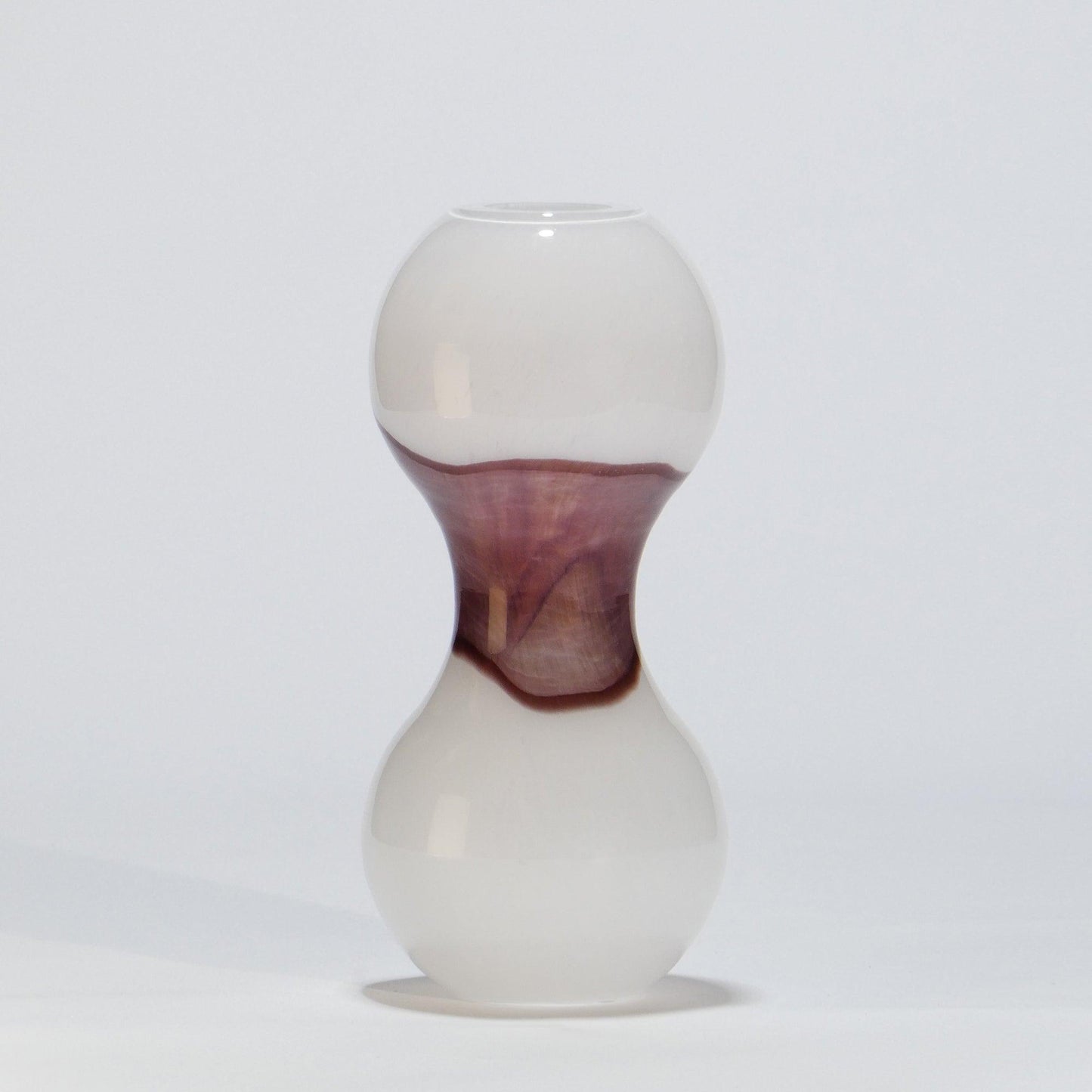 Glass Vase MD FLOW Amethyst - Glasscor Store