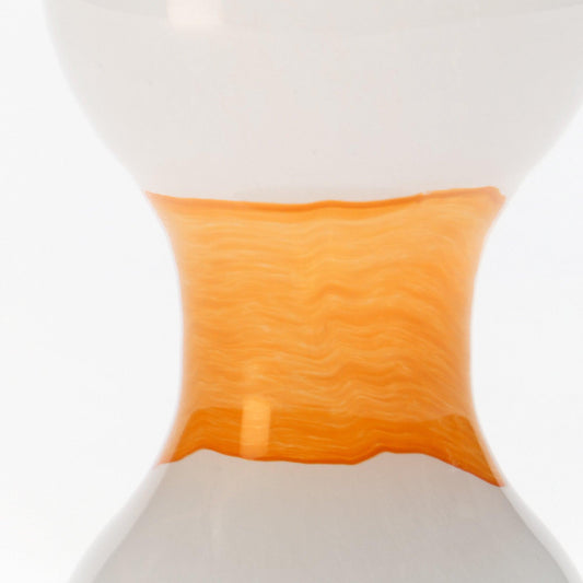 Glass Vase MD FLOW Orange - Glasscor Store