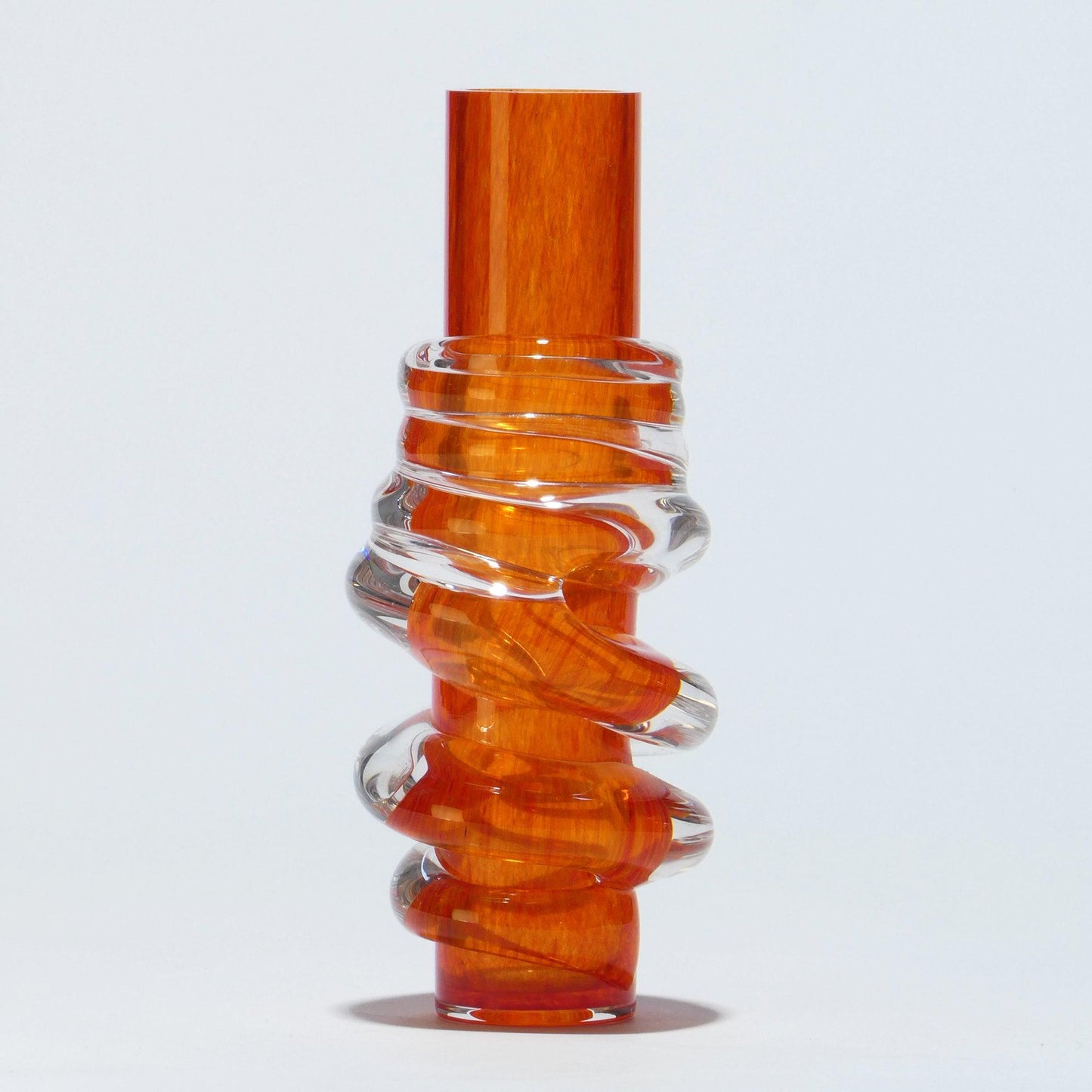Glass Vase INRHYTHM Red - Glasscor Store
