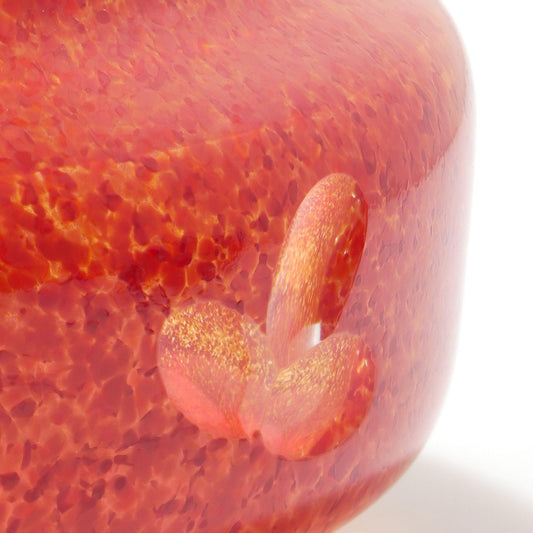 Glass Vase Large LÓTUS Red - Glasscor Store