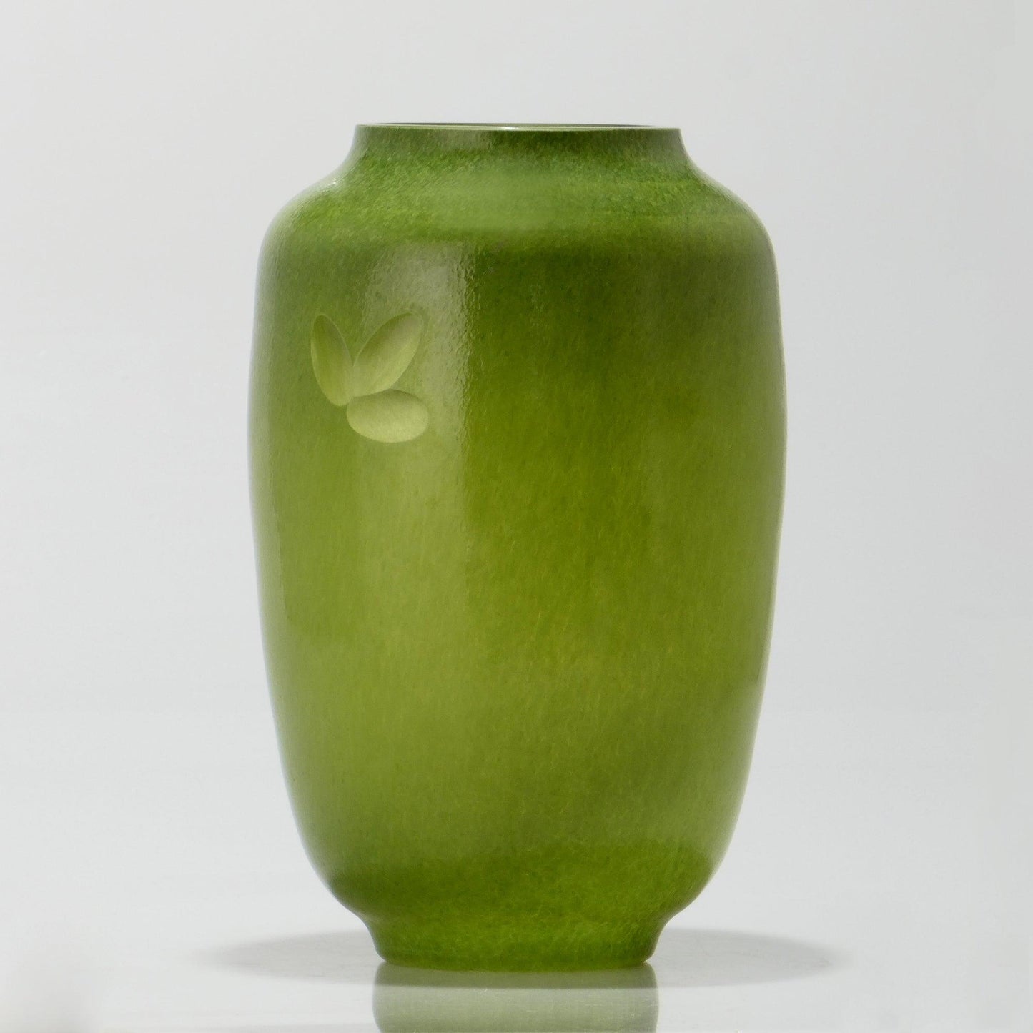 Glass Vase Large LÓTUS Green - Glasscor Store