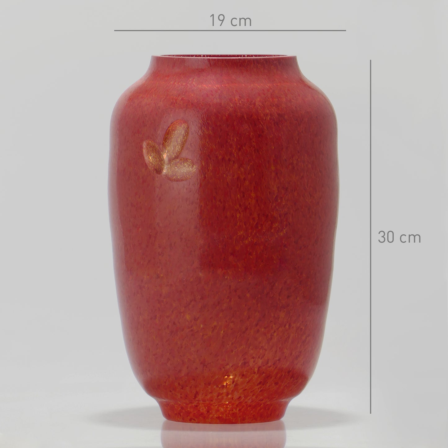 Jarra grande LÓTUS Vermelho - Glasscor Store