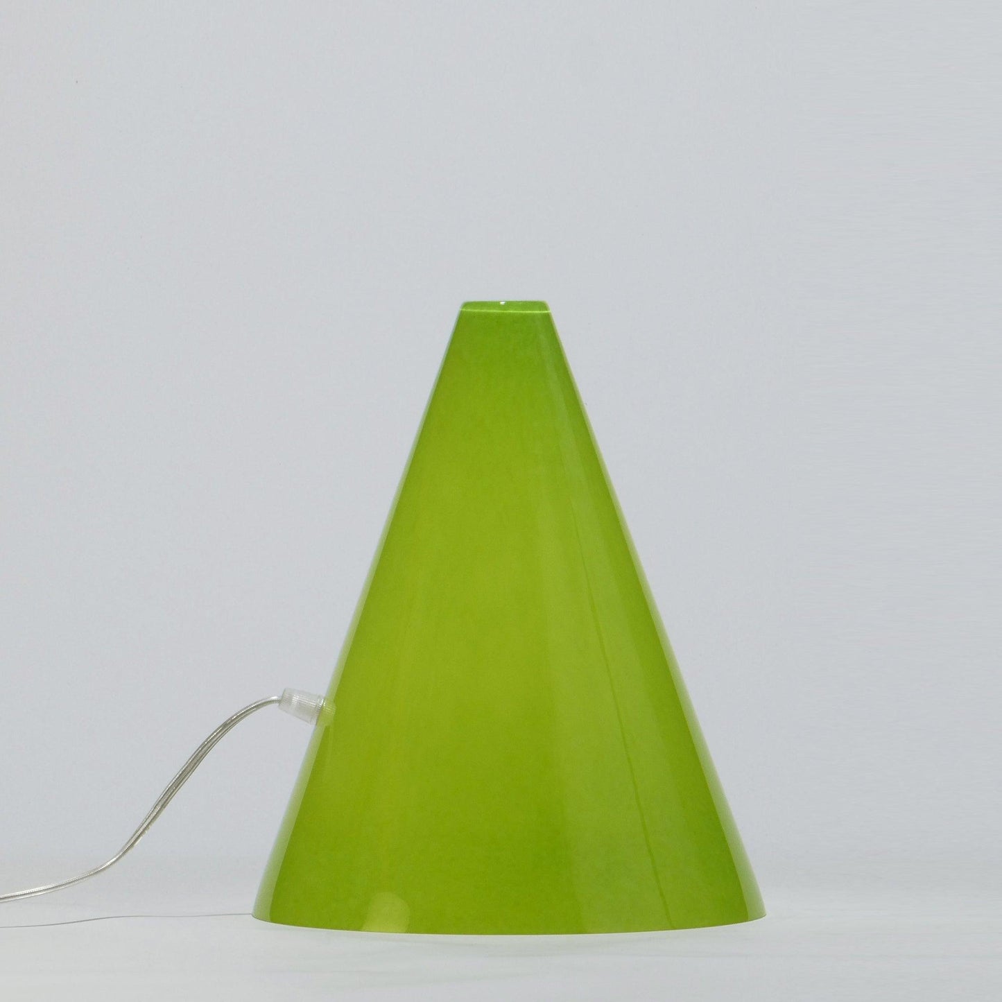 Candeeiro de mesa GEOMETRIC Cone Verde - Glasscor Store
