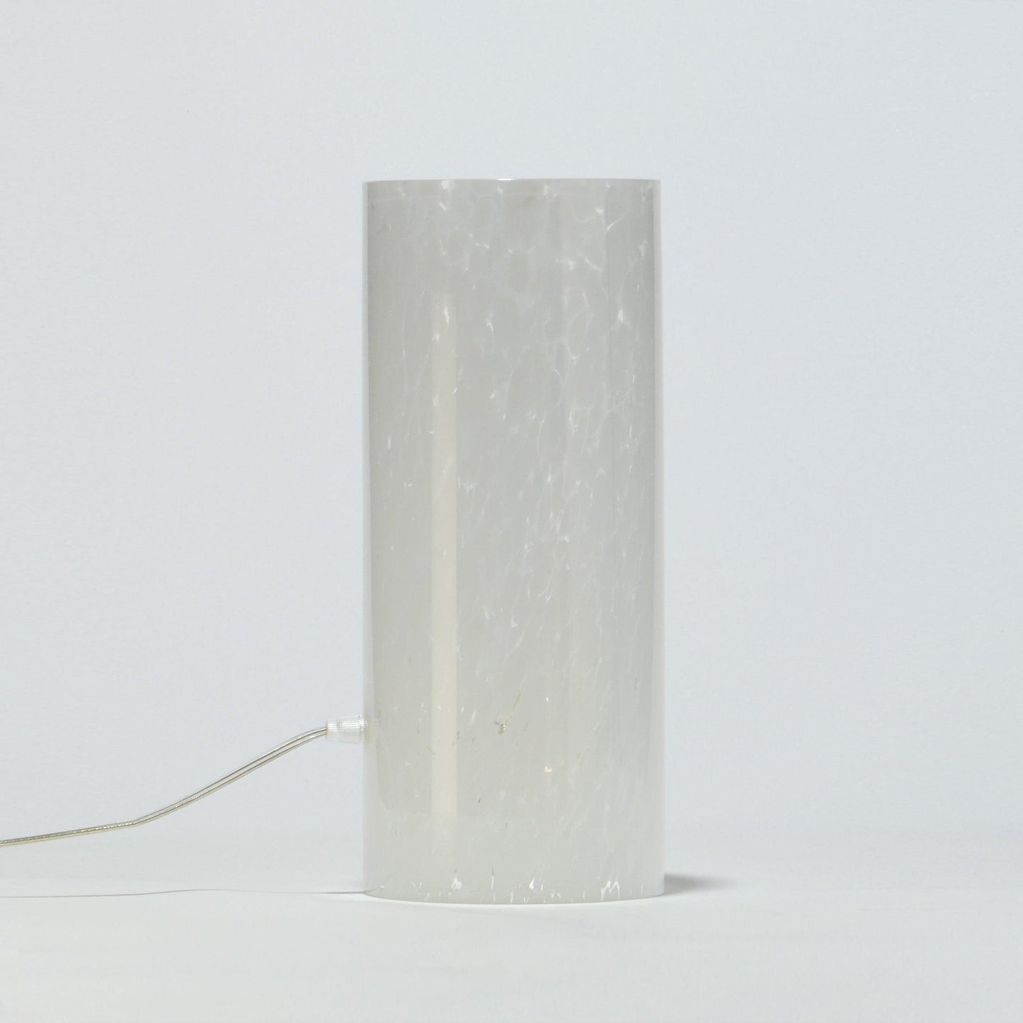 Candeeiro de mesa GEOMETRIC Cilindro Branco - Glasscor Store