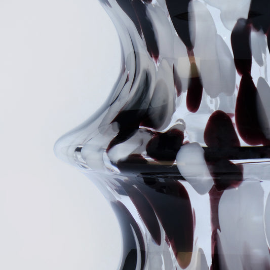 Vase POP CHIC Mid Opal and Black