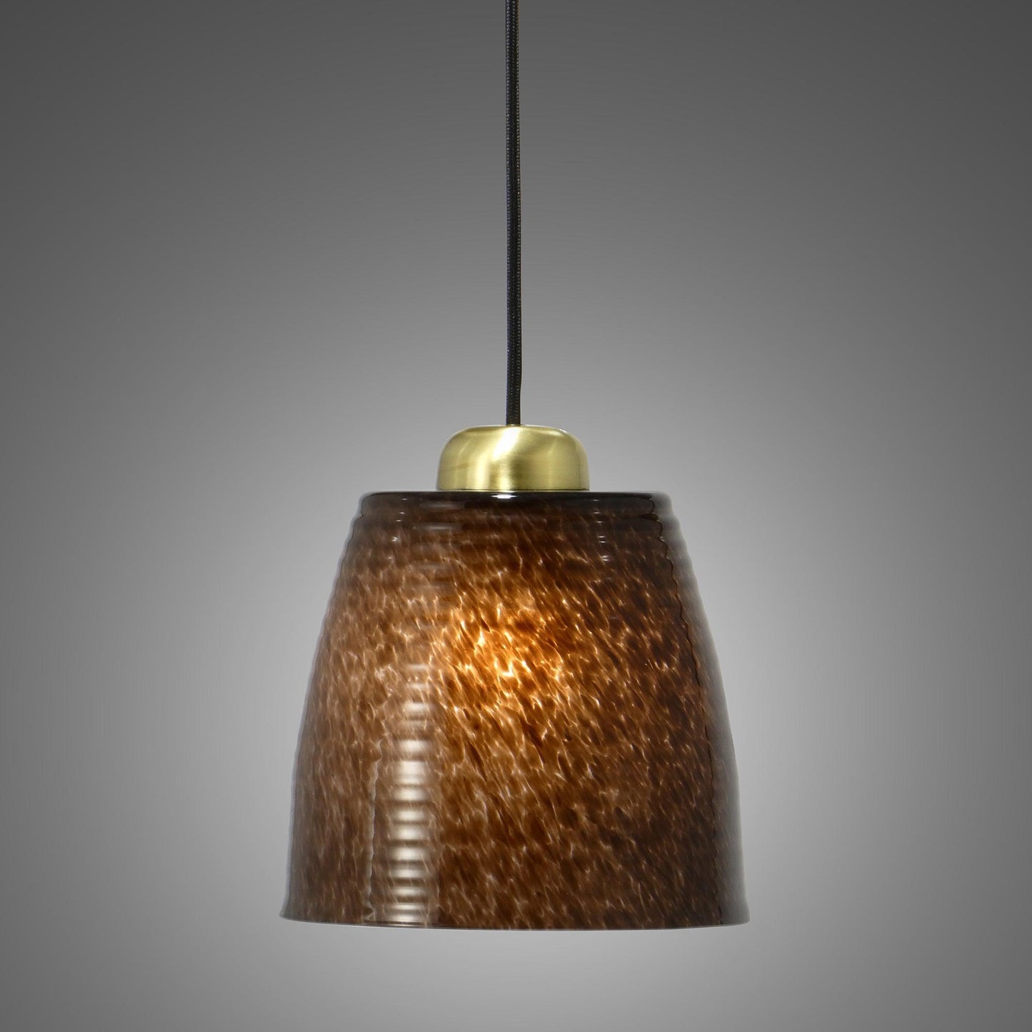 Pendant Glass Lamp Small EXQUIS Black - Glasscor Store