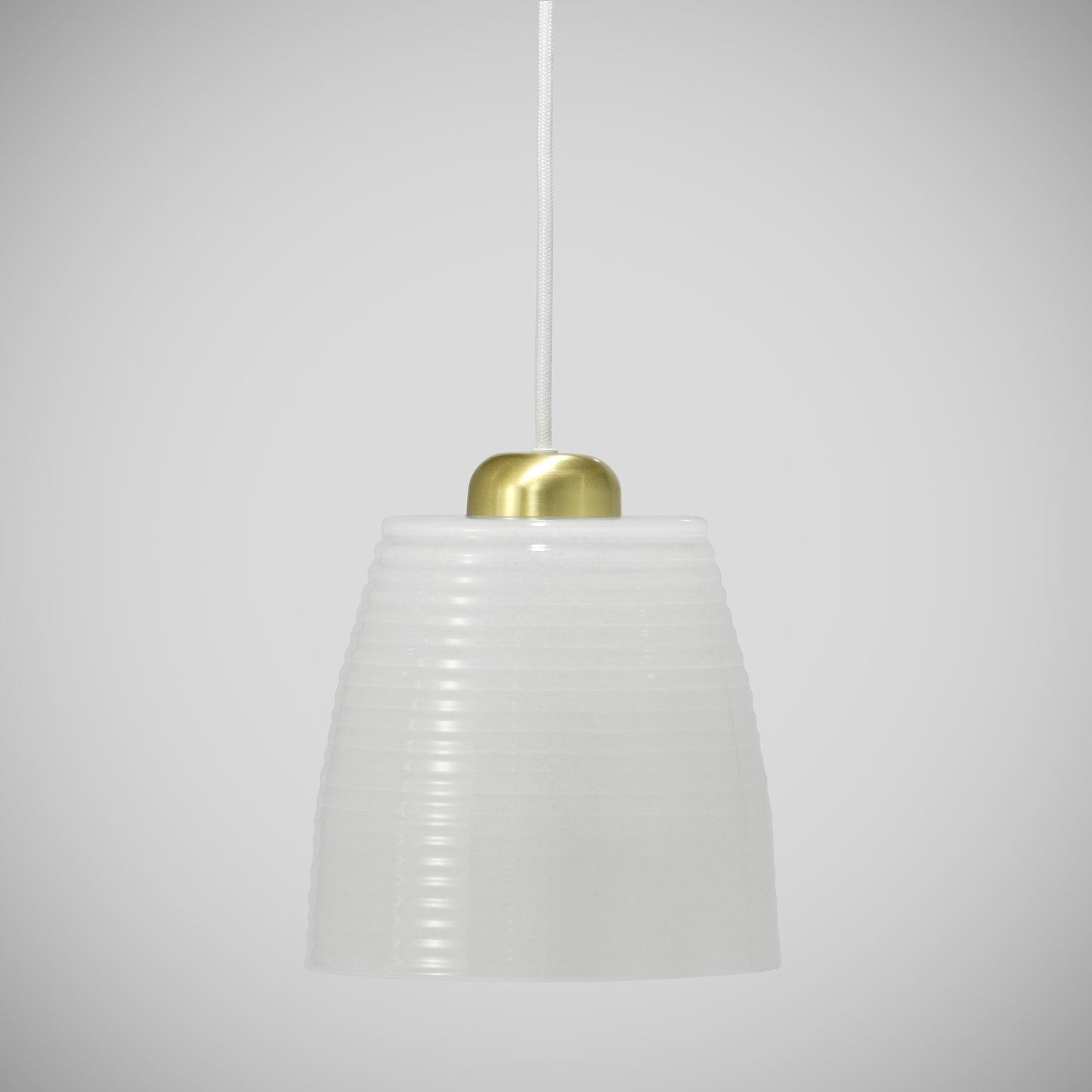 Pendant Glass Lamp Small EXQUIS Opal - Glasscor Store