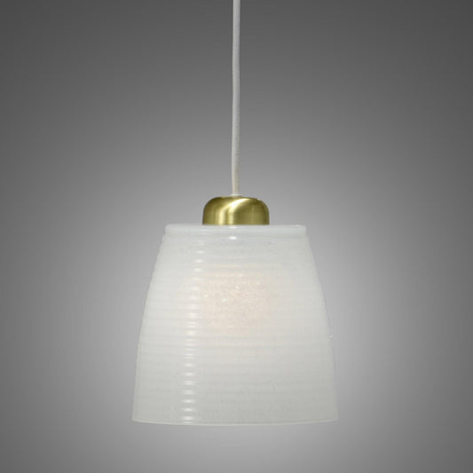 Pendant Glass Lamp Small EXQUIS Opal - Glasscor Store