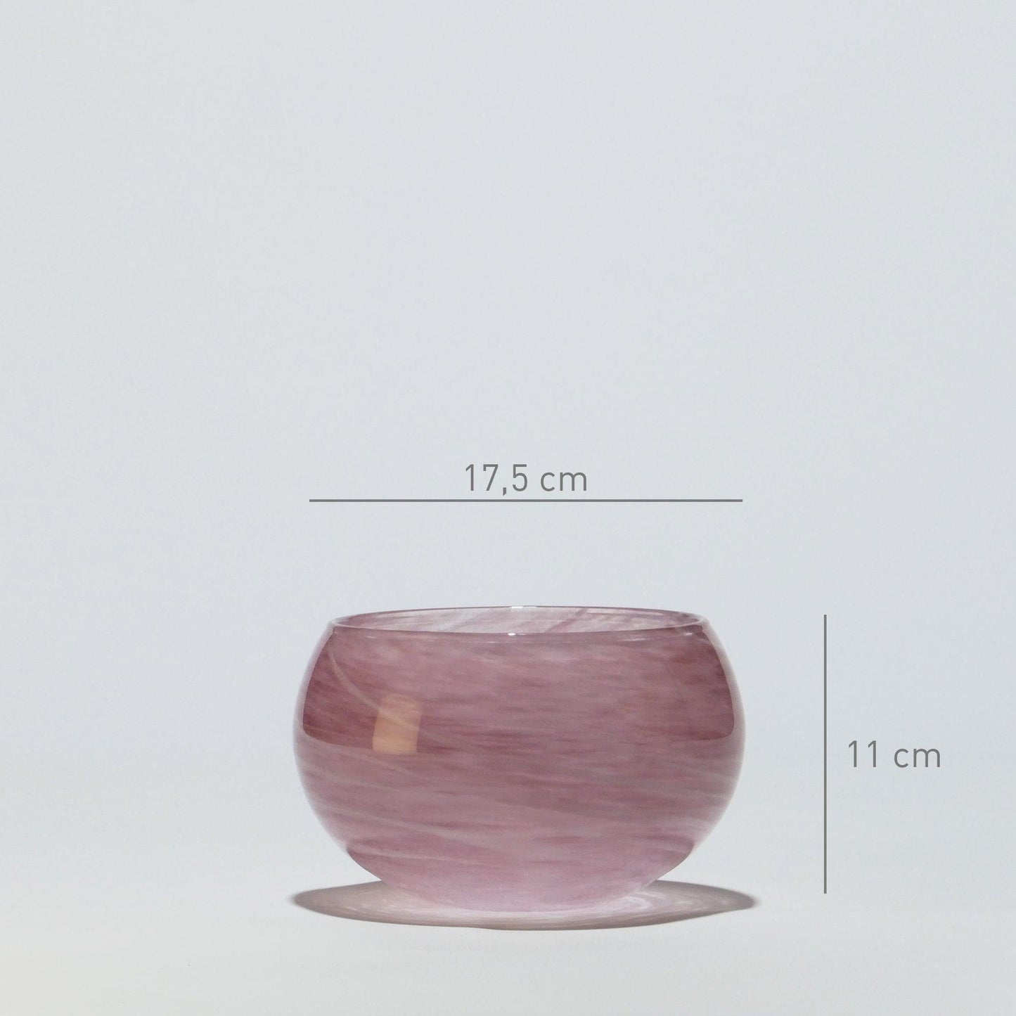 Glass Bowl SWEET FLAVOUR Amethyst - Glasscor Store