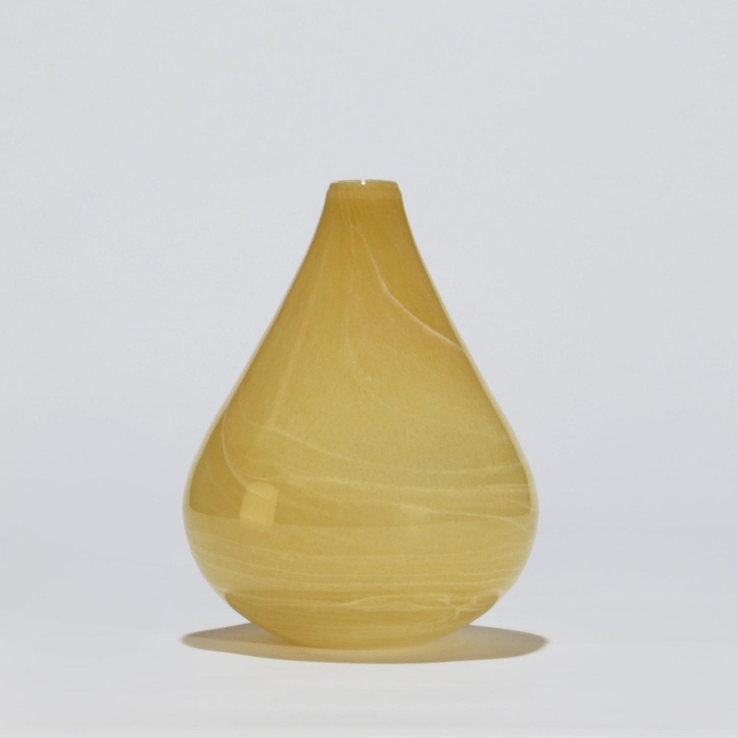 Glass Vase Small SWEET FLAVOUR Ivory - Glasscor Store