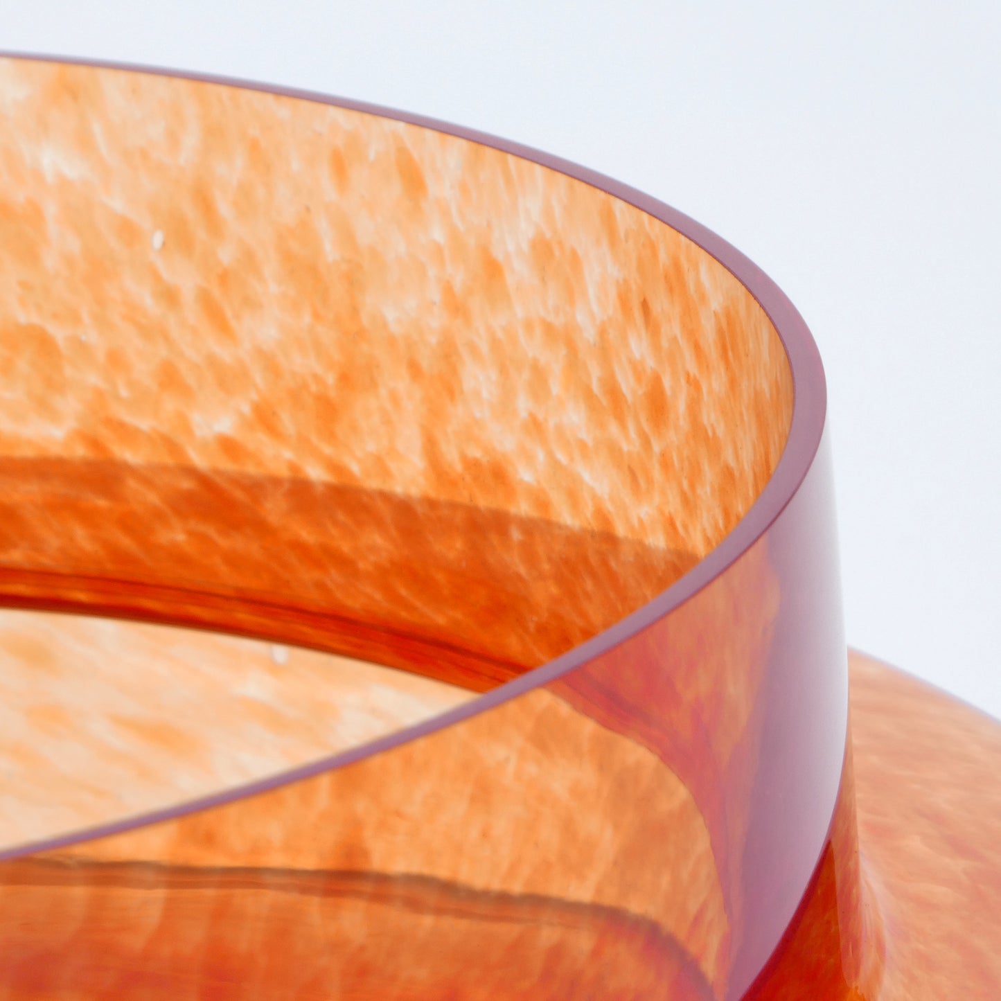 Glass Bowl TOGETHER Low Orange - Glasscor Store