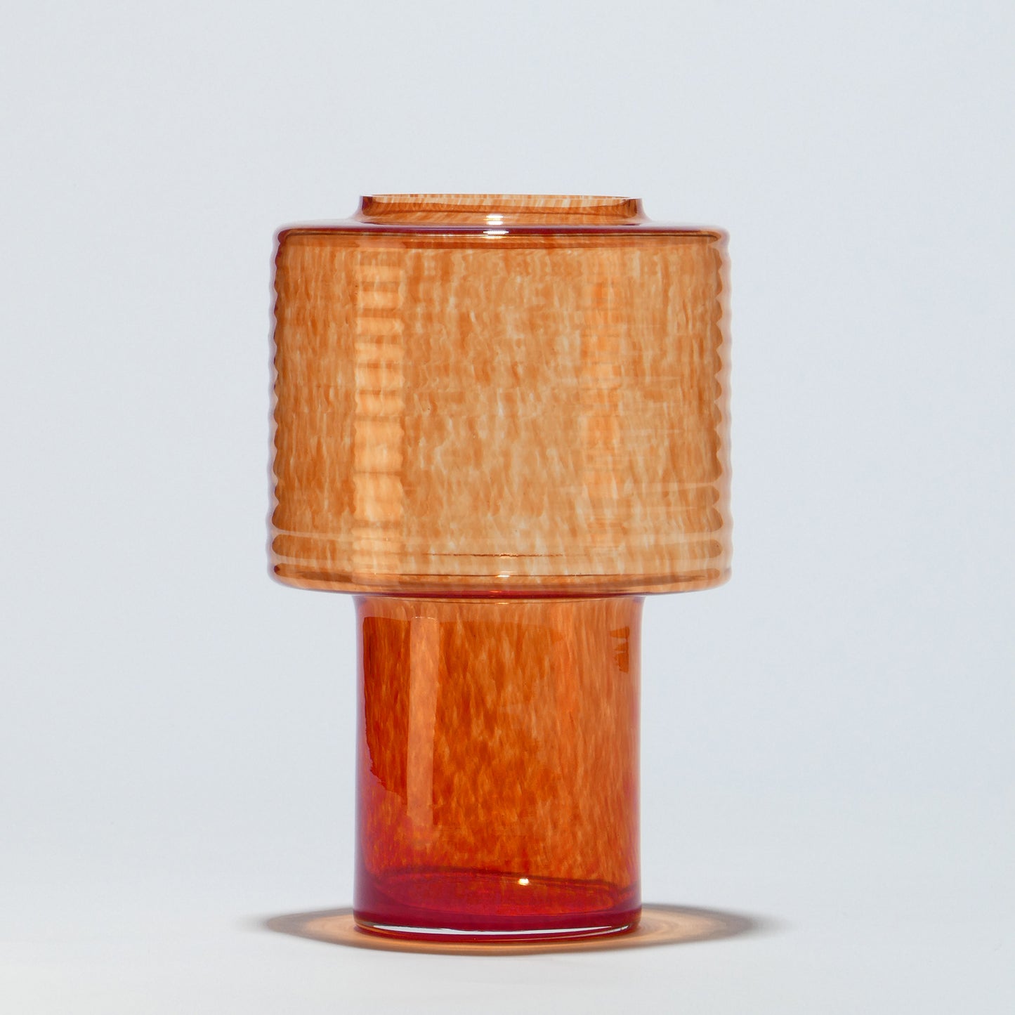 Glass Vase hi TOGETHER Orange - Glasscor Store