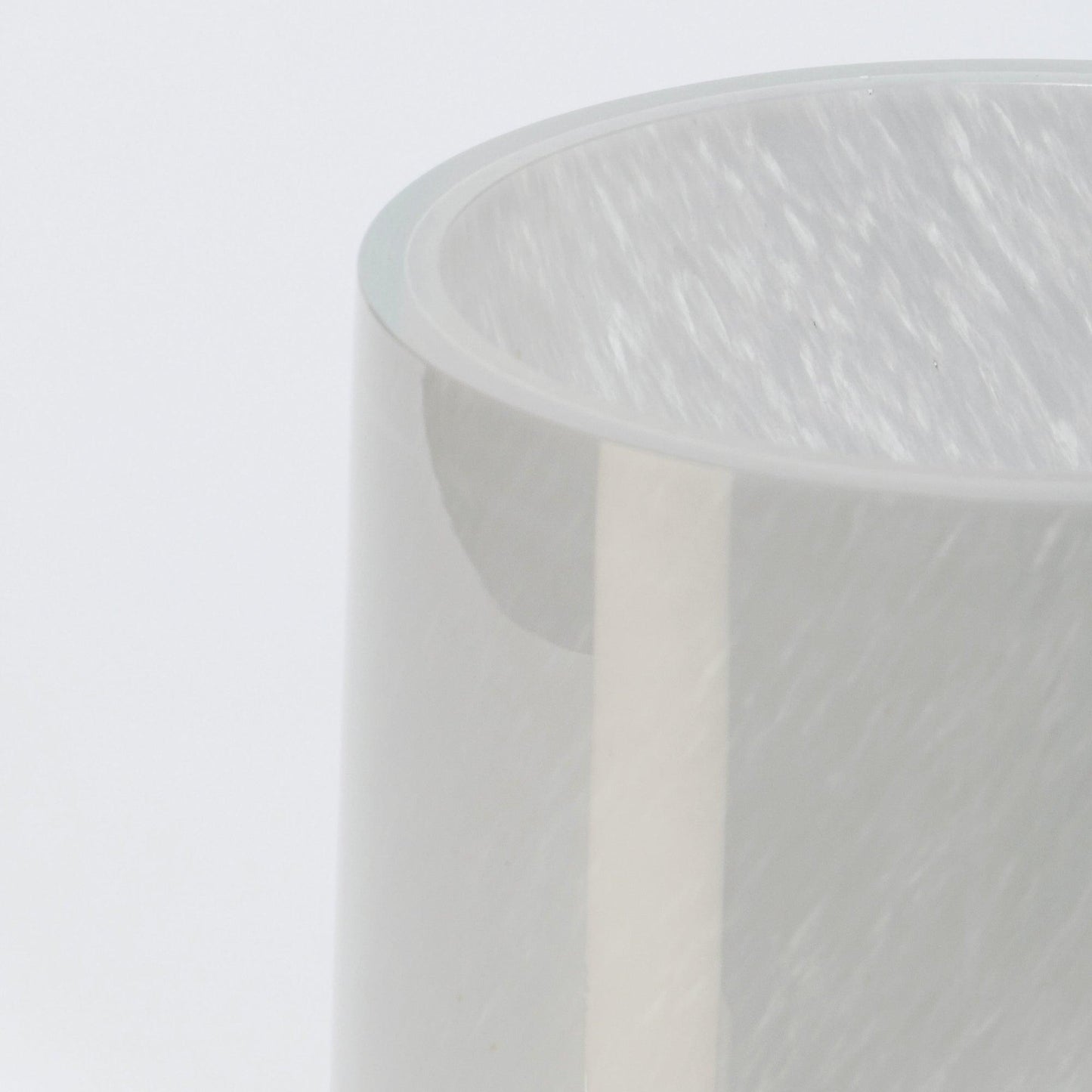 Glass Vase low TOGETHER Opal - Glasscor Store