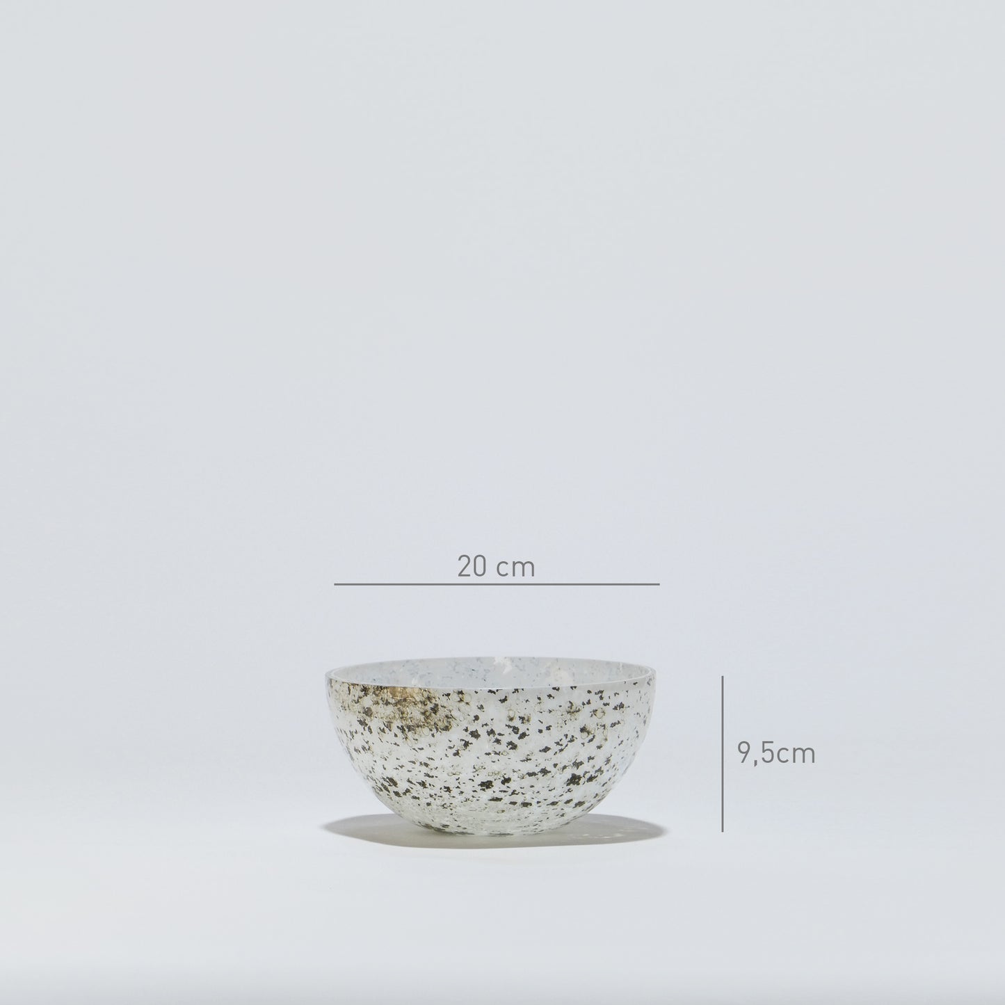 Taça Meia-bola WHITE VULKANIC - Glasscor Store