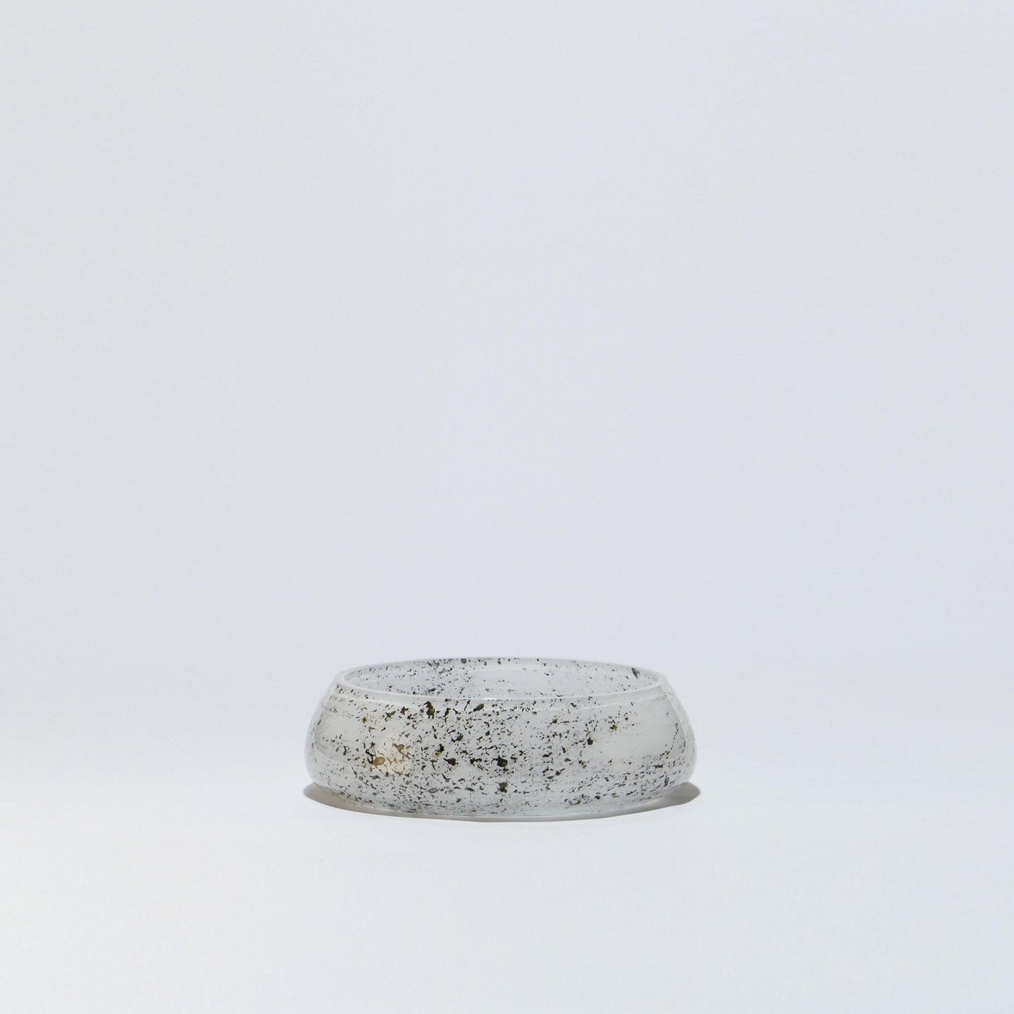 Glass Bowl Small WHITE VULKANIC - Glasscor Store