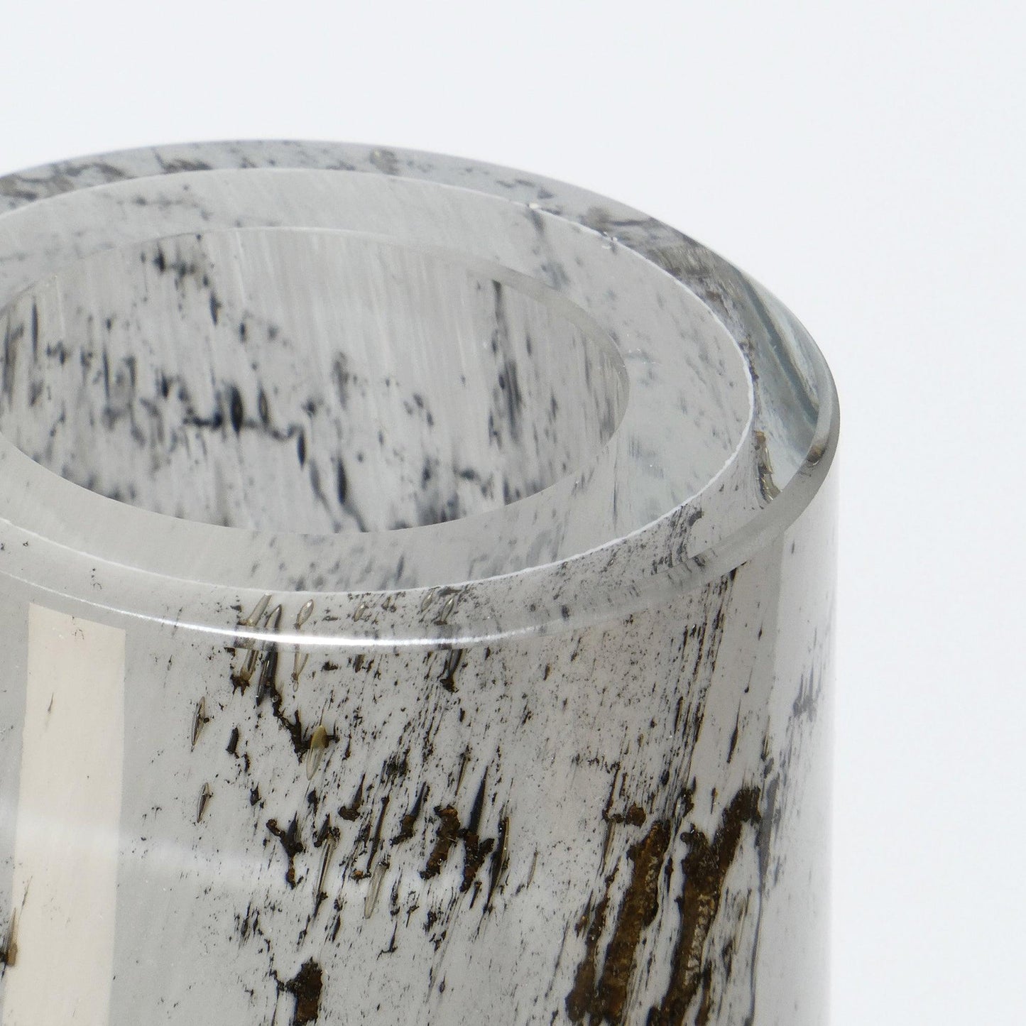 Glass Bowl Small WHITE VULKANIC - Glasscor Store