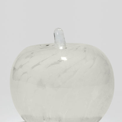 Glass decoration APPLE in Opal and Sand Glass Color Grains-Detail-GLASSCOR
