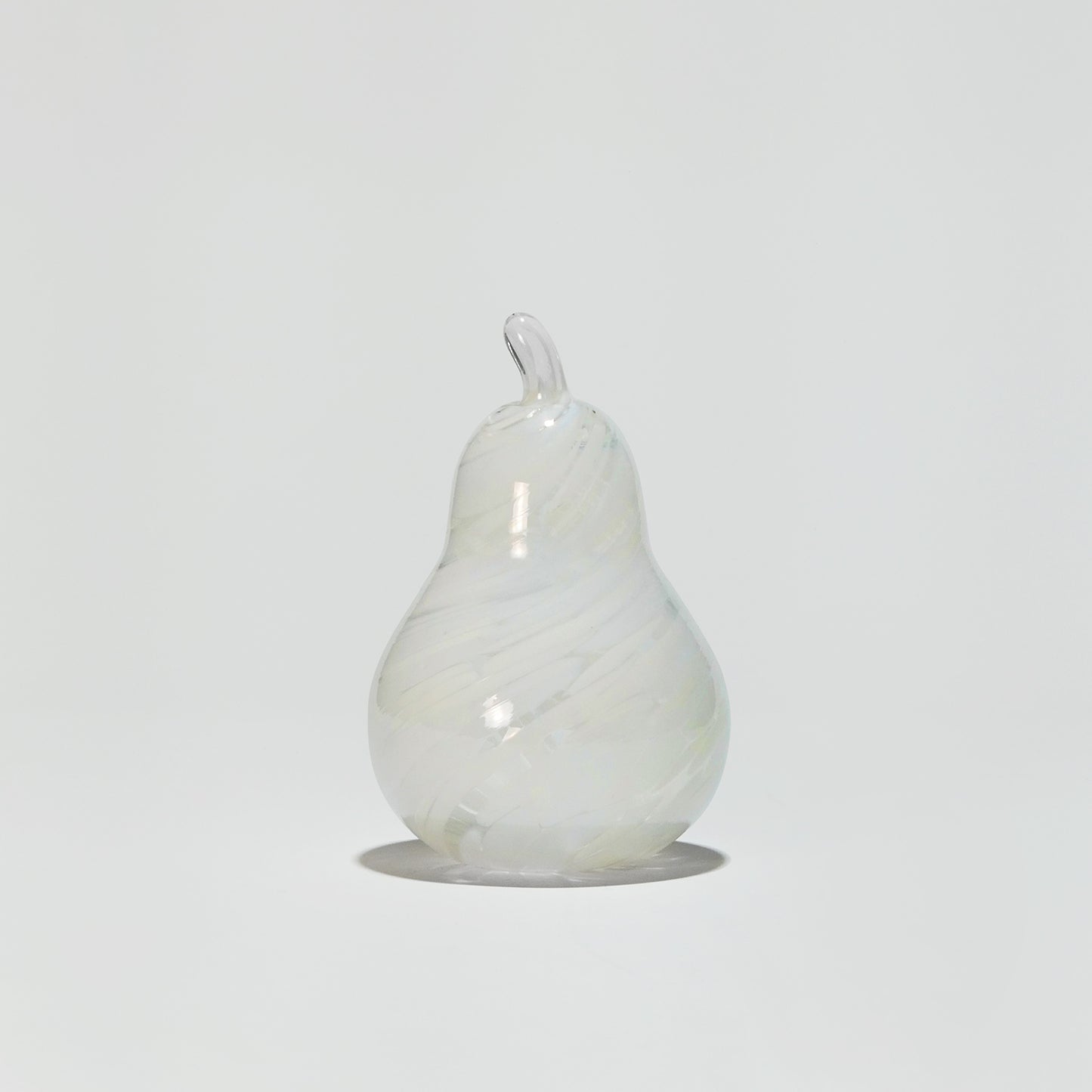 Glass decoration PEAR in Opal and Sand Glass Color Grains-GLASSCOR