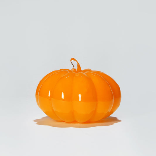 Glass decoration PUMPKIN in Orange Opal-GLASSCOR