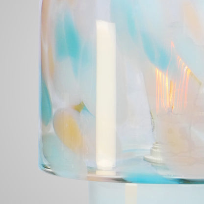 Glass table lamp NIU blue | detail  2 | Glasscor Store
