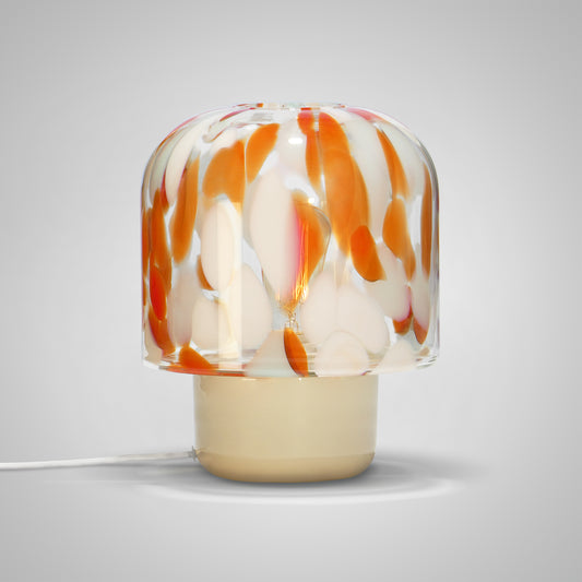 Glass table lamp NIU red | Glasscor Store