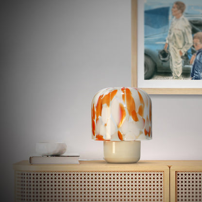 Glass table lamp NIU green | ambient 2 | Glasscor Store