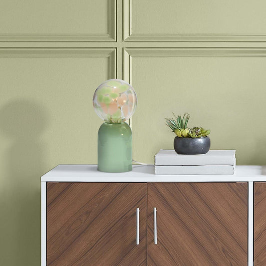 7342-01-DIXIE_TALL-GRAINS_GREEN_ROSE-GREEN-AMBIENTE - Glasscor Store