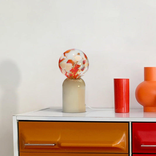 Candeeiro de mesa DIXIE Vermelho - Glasscor Store