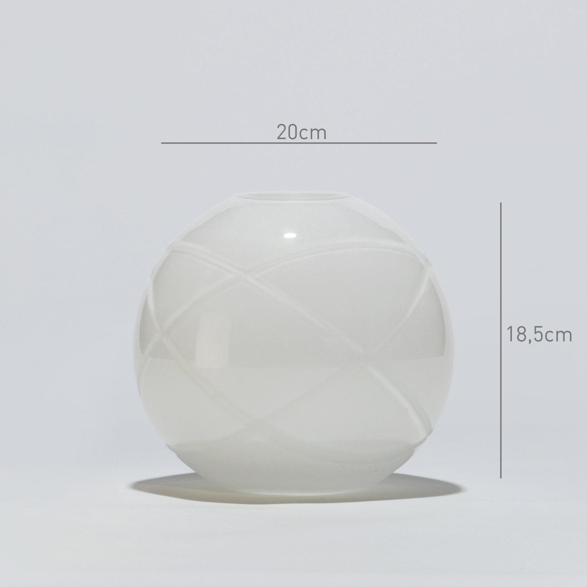 Jarra Bola Grande ARMILAR Opala - Glasscor Store