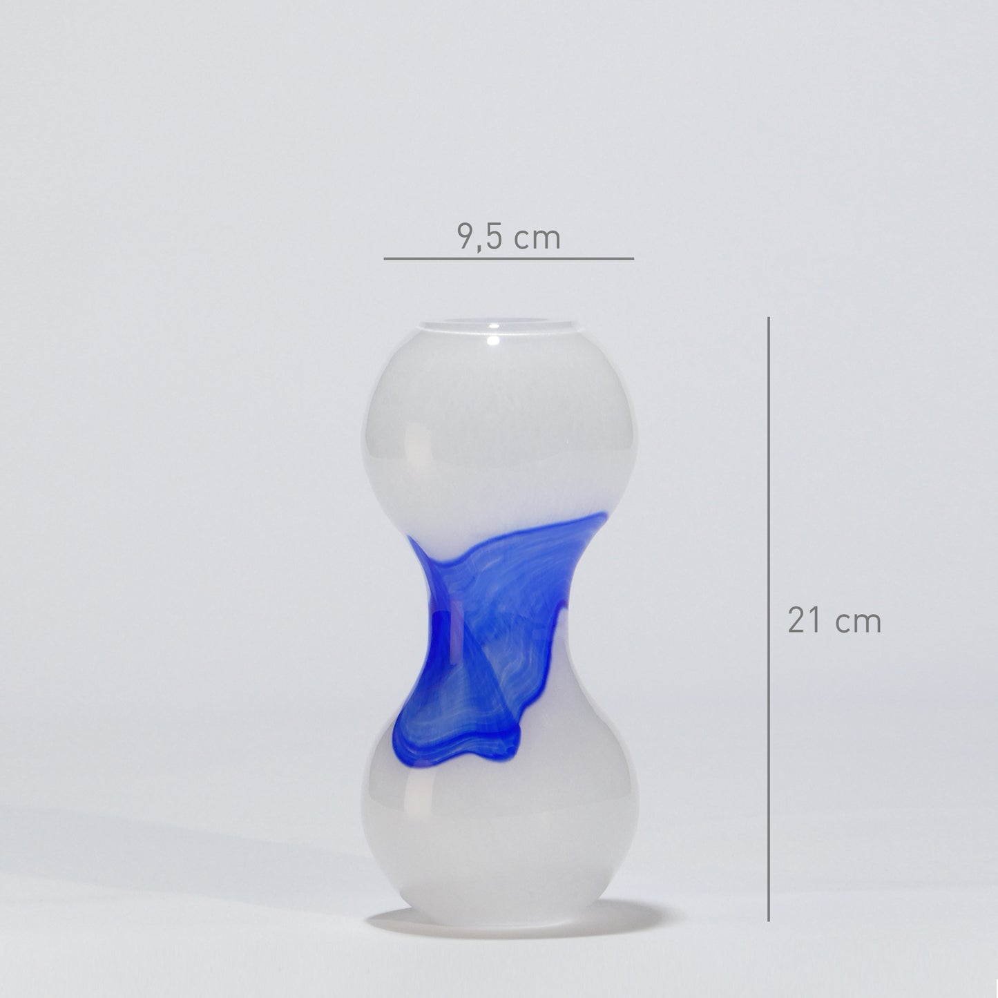 Jarra Pequena FLOW Azul - Glasscor Store
