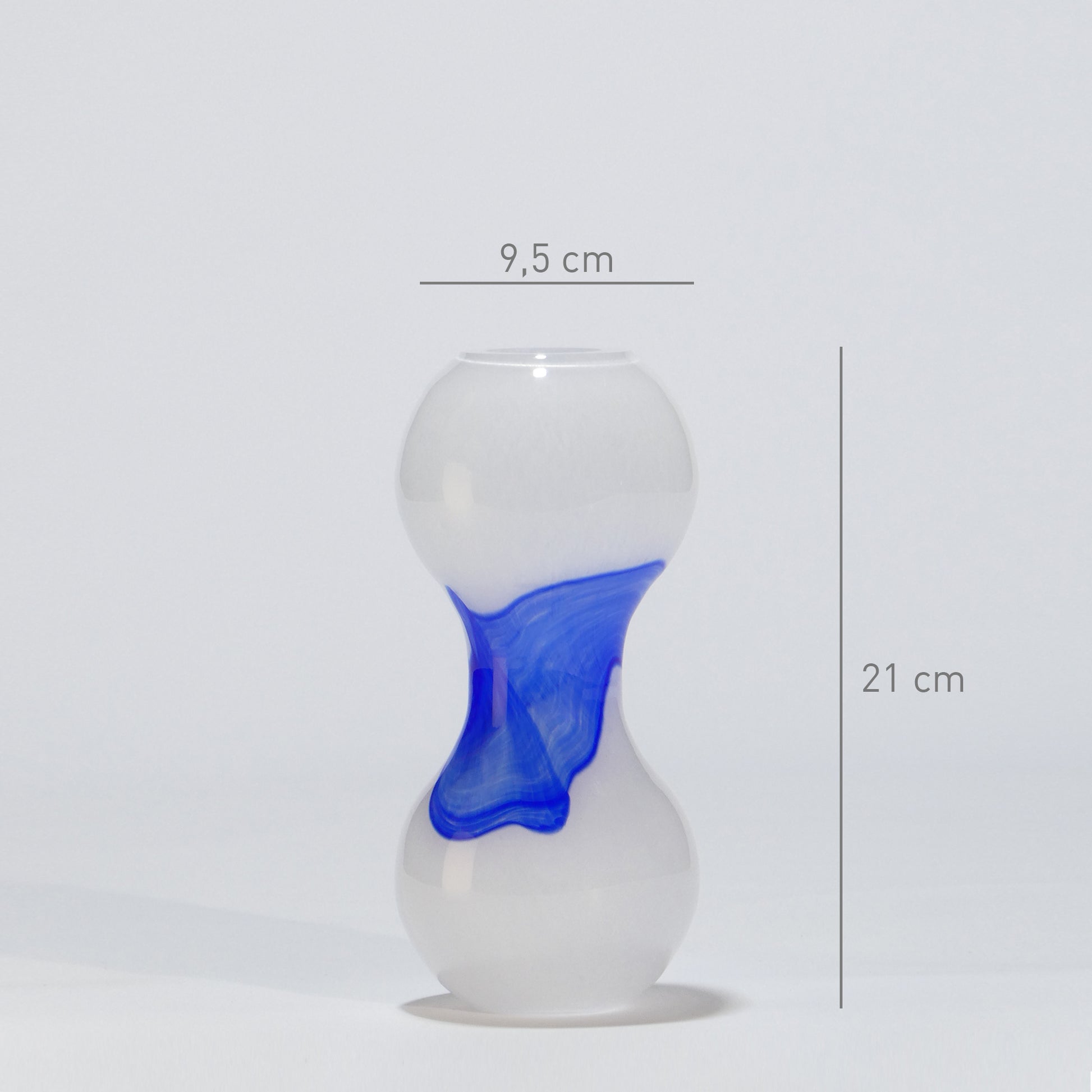 Jarra Pequena FLOW Azul - Glasscor Store