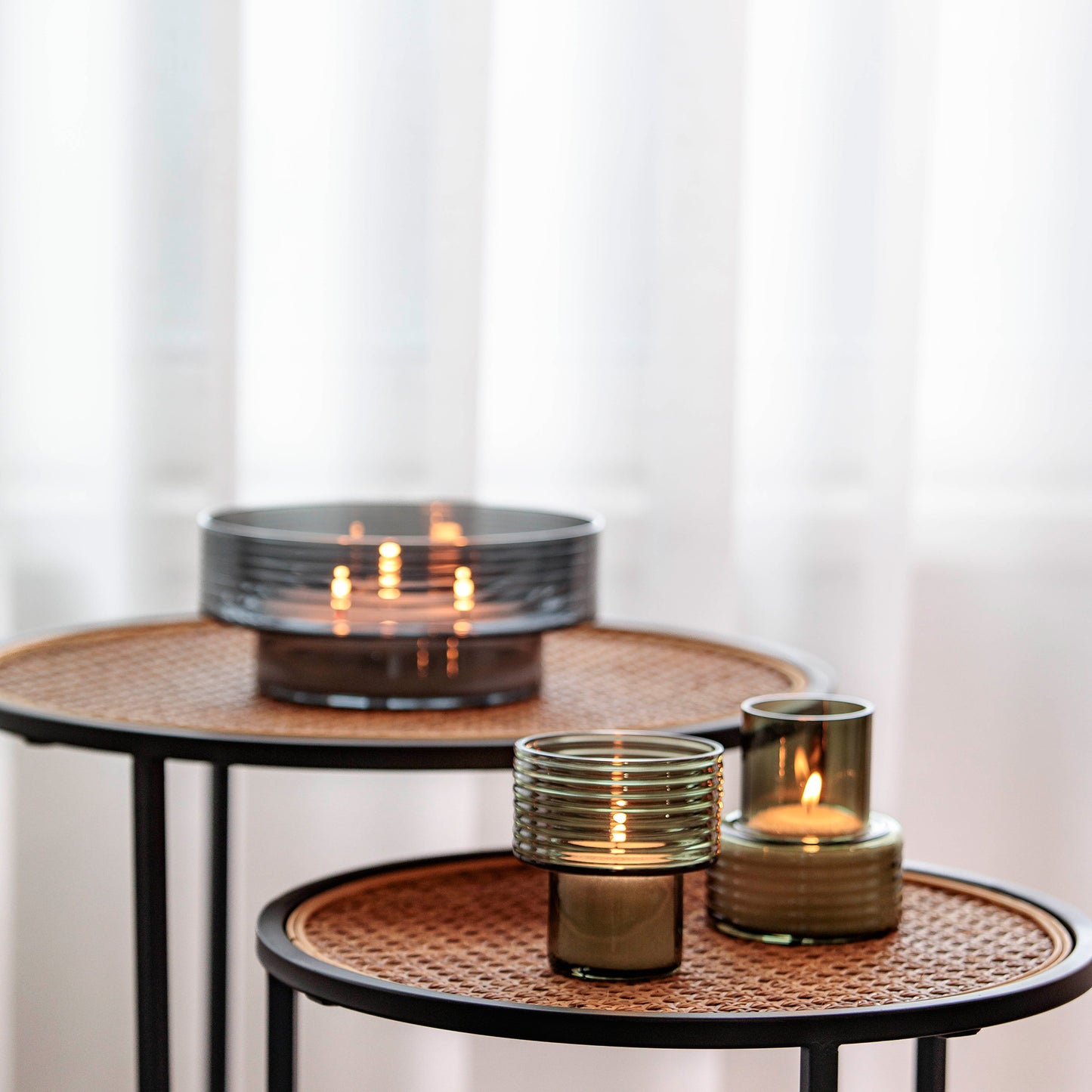 Glass Candle Holders GLOW TOGEHER SMALL -GLASSCOR
