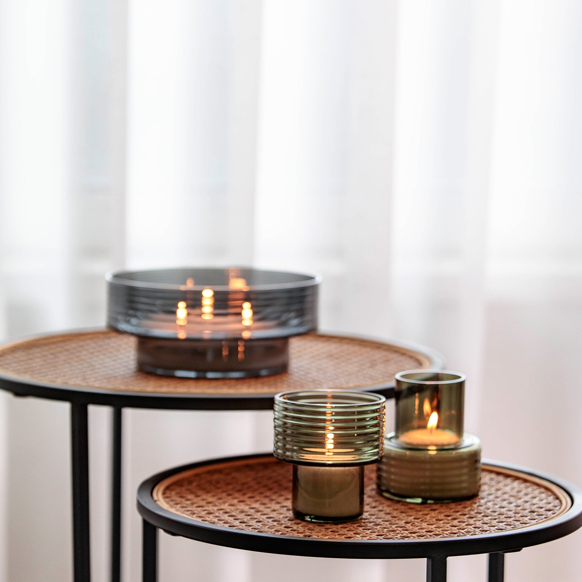 Glass Candle Holders GLOW TOGEHER SMALL -GLASSCOR