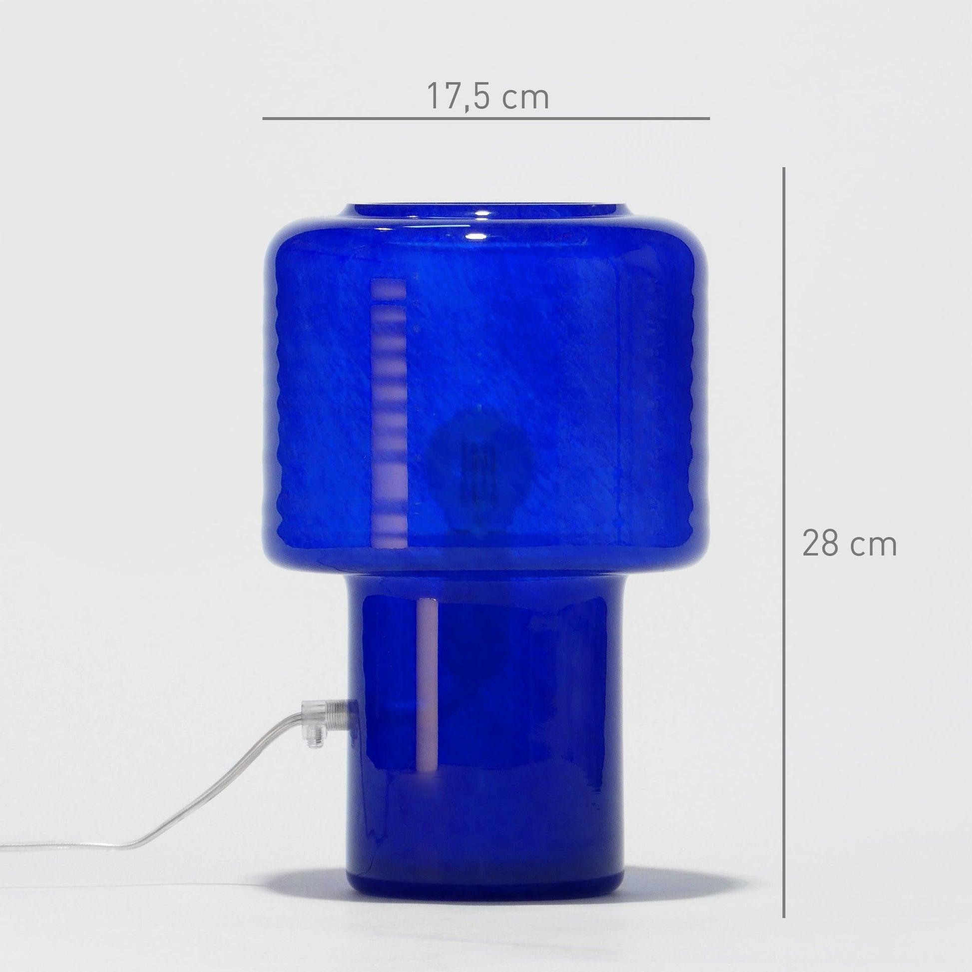 Candeeiro de mesa TOGETHER Azul - Glasscor Store