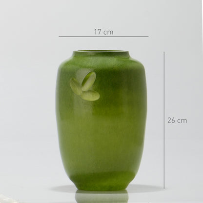Jarra pequena LÓTUS Verde - Glasscor Store