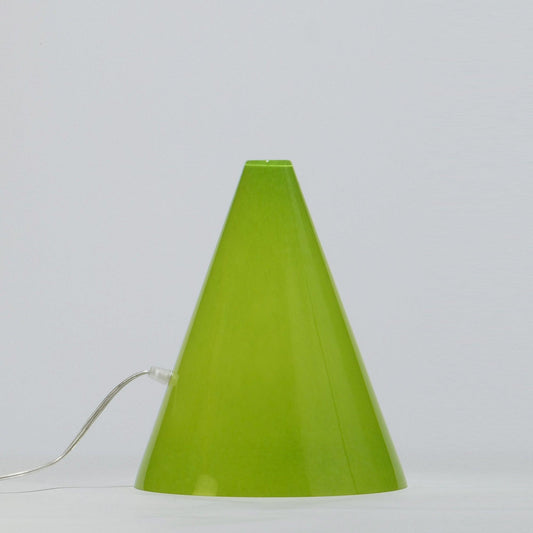 Candeeiro de mesa GEOMETRIC Cone Verde - Glasscor Store