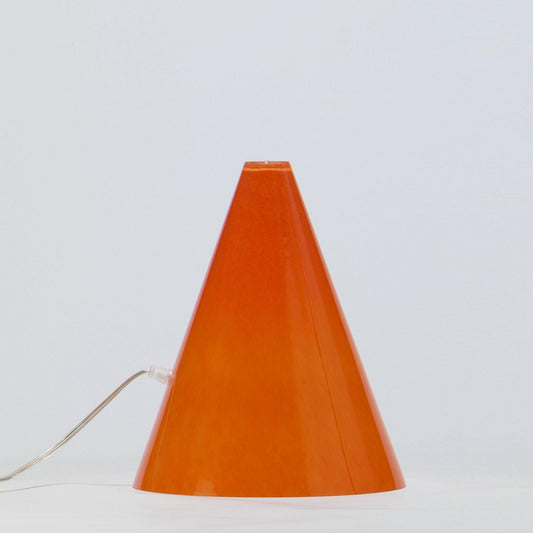 Candeeiro de mesa GEOMETRIC Cone Laranja - Glasscor Store