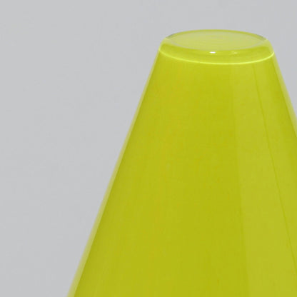 Candeeiro de mesa GEOMETRIC Cone Amarelo - Glasscor Store