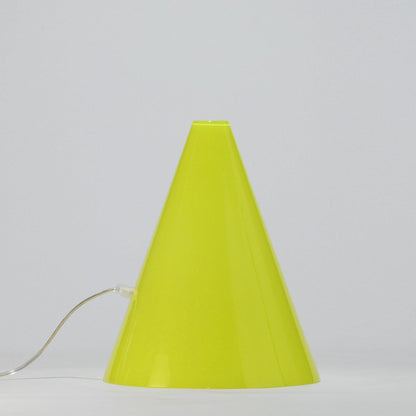 Candeeiro de mesa GEOMETRIC Cone Amarelo - Glasscor Store
