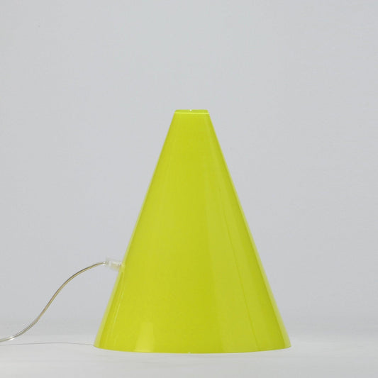 Candeeiro de mesa GEOMETRIC Cone Amarelo - Glasscor Store