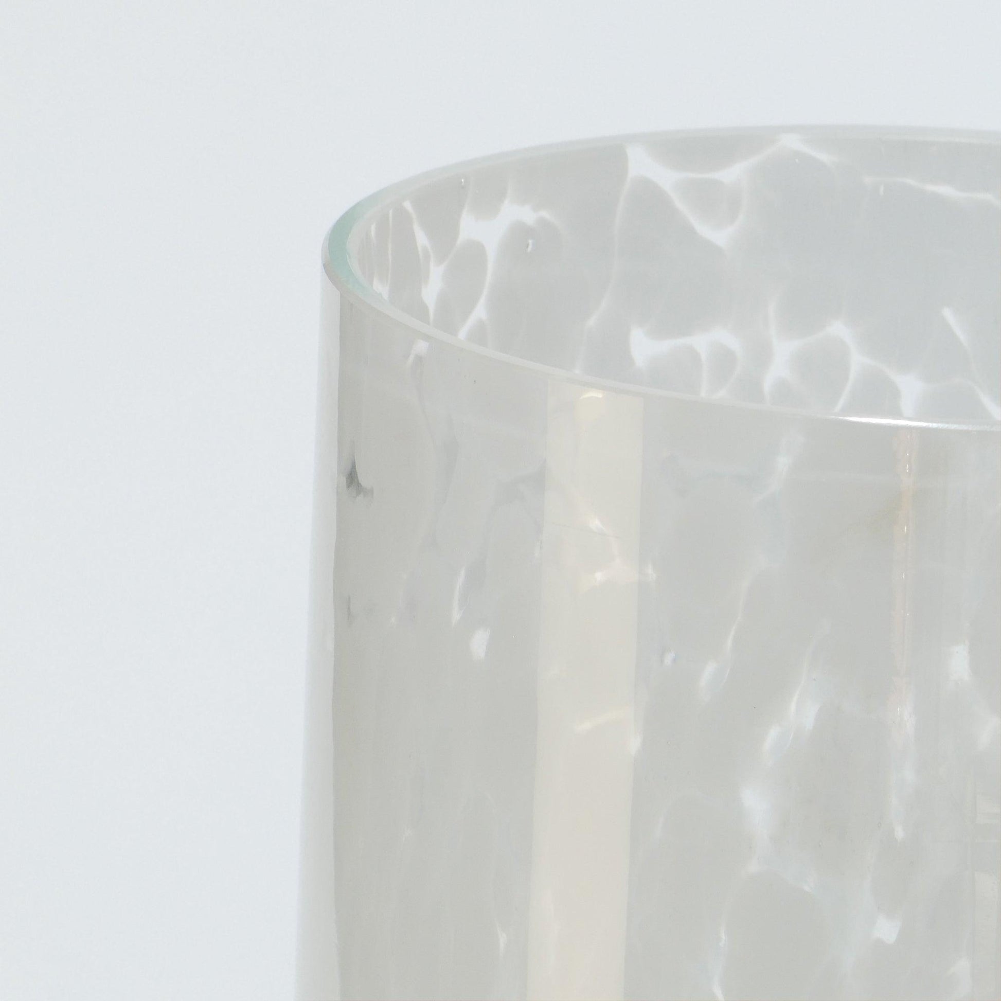 Candeeiro de mesa GEOMETRIC Cilindro Branco - Glasscor Store